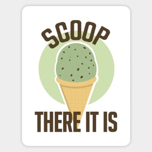 Scoop There It Is Mint Chocolate Ice Cream Sticker